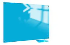 Whiteboard Glas Icy Blue