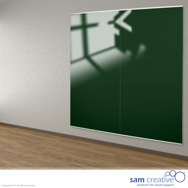 Whiteboard Glas Wandpaneel Forest Green 100x200 cm