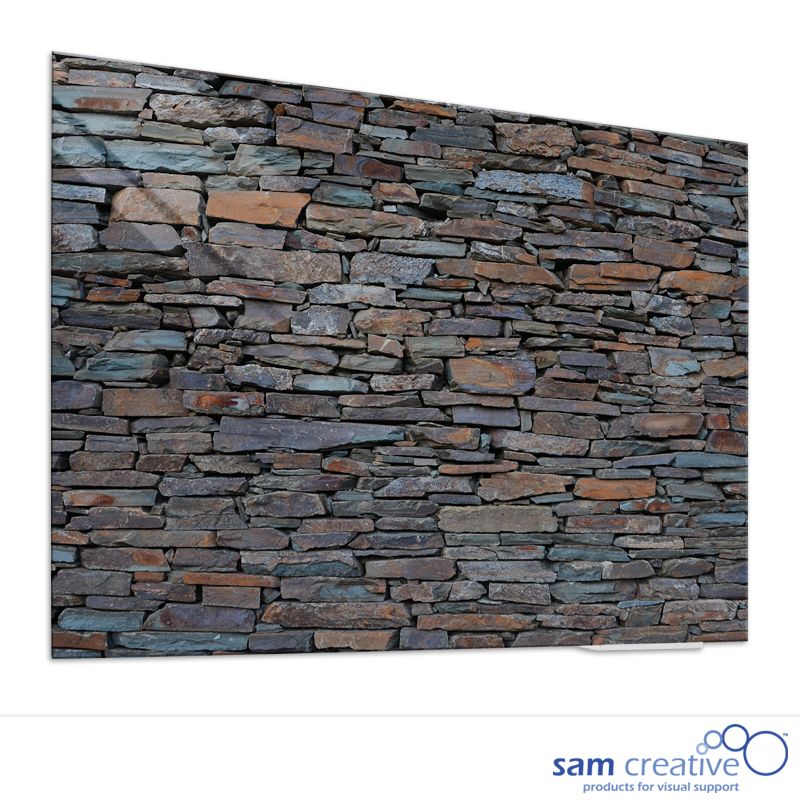 Glassboard Elegance Ambience Stone Wall 60x120 cm