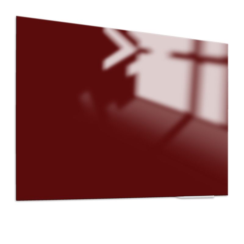 Whiteboard Glas Elegance Ruby Red 120x240 cm