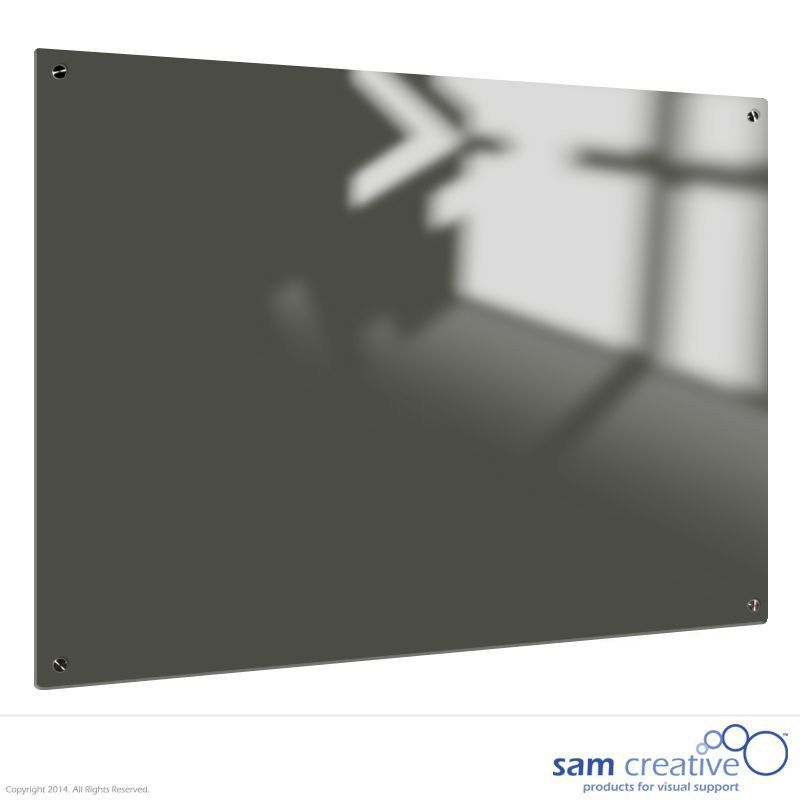 Whiteboard Glas Solid Grey Magnetic 120x240 cm