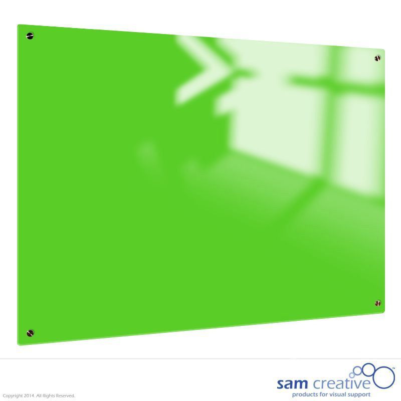 Whiteboard Glas Solid Lime Green 60x90 cm