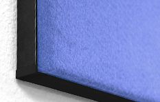 Baby blau, schwarzes Profil