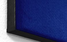 Marine blau, schwarzes Profil