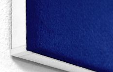 Marine blau, weißes Profil