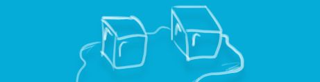 Whiteboard Glass Icy Blue