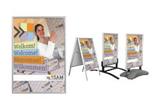 Plakatrammer og Gadeskilte