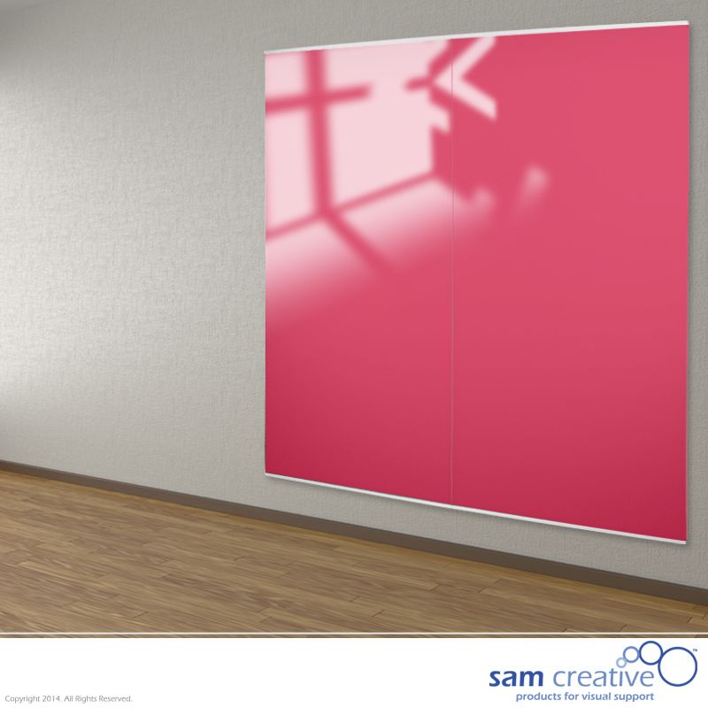 Whiteboard Glas Wandpaneel Candy Pink 120x240 cm