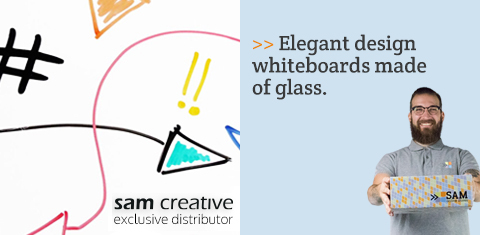 Notes look better when written on a glassboard.