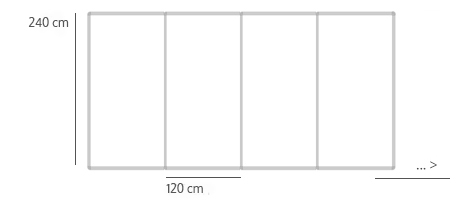 Pin board wall sizes