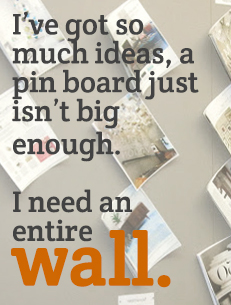 Pin board walls